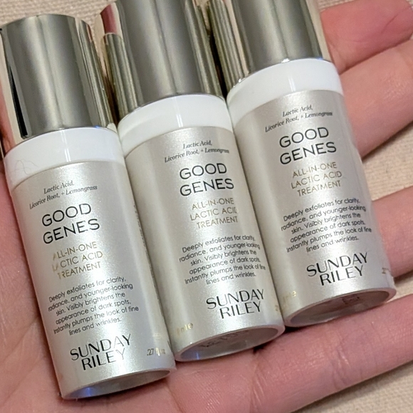 Sunday Riley Other - 3 - Sunday Riley Good Genes Lactic Acid Treatment Mini Bundle • New
